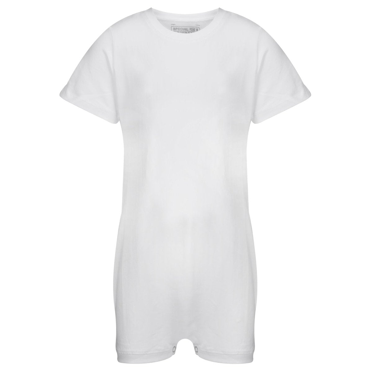 Kaycey Short Sleeved Popper Vest - Adult - Bodyvests and Sleepwear