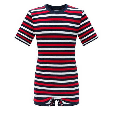 Kaycey Short Sleeved Popper Vest - Adult - Bodyvests and Sleepwear