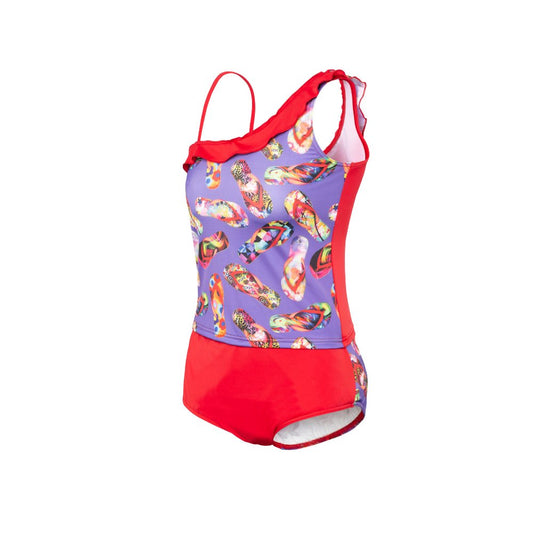 Kes-Vir Girls Flipflop Tankini Set - Swimwear and Accessories