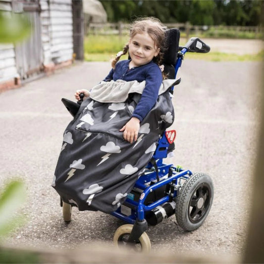 Kids Fleece-Lined Wheelchair Cosy Ages 4-10 - Buggies & Accessories