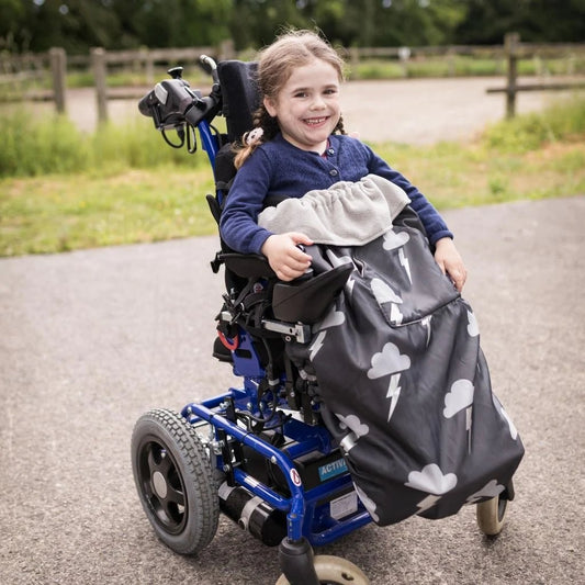 Kids Fleece-Lined Wheelchair Cosy Ages 4-10 - Buggies & Accessories