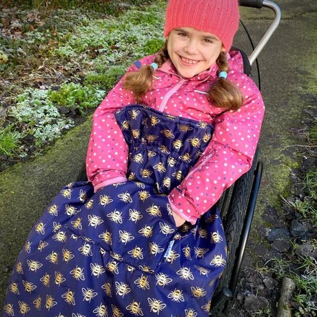 Kids Fleece-Lined Wheelchair Cosy Ages 4-10 - Buggies & Accessories