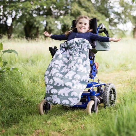 Kids Fleece-Lined Wheelchair Cosy Ages 4-10 - Buggies & Accessories