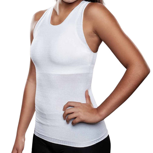 Knit-Rite - Lightweight Unisex Seamless Vest Torso Brace Interface - V-Neck - Daytime Clothing