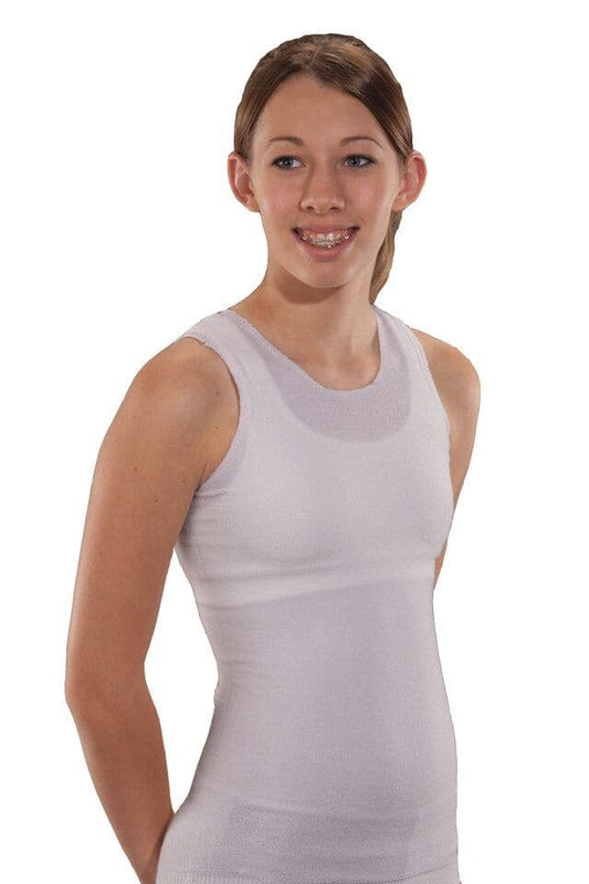 Knit-Rite - Unisex Seamless Vest Torso Interface for Brace - Crew Neck - Daytime Clothing