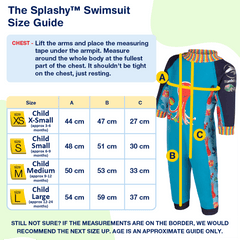 Konfidence Splashy Swimsuit - Swimwear and Accessories