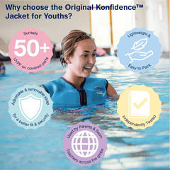 Konfidence Youth Swim Jacket - Swimwear and Accessories