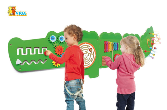 Large Crocodile Sensory Wall Panel - Sensory Toys