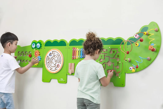 Large Crocodile Sensory Wall Panel - Sensory Toys