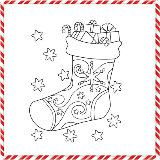 Merry Christmas Colouring -
