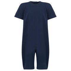 NEW PATTERN Kaycey Short Sleeved Zip Back Knee Length Jumpsuit - Child - Bodyvests and Sleepwear