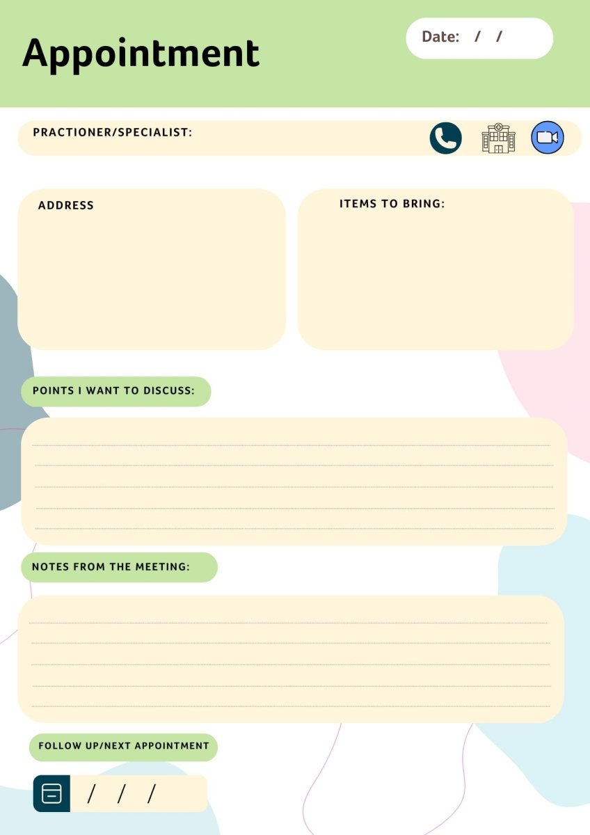 Parent Carer Planner 2024 and 2025 - Downloads