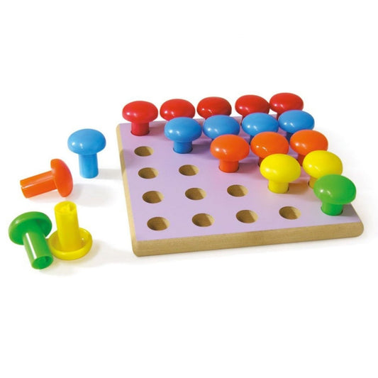 Peg Board with Large Pegs - Learning Resource