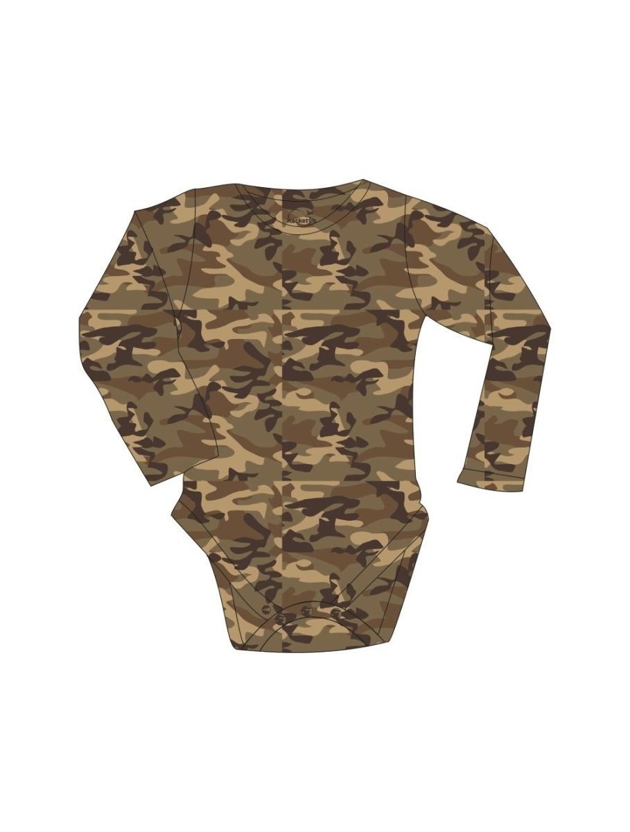 R154 Long Sleeved Brody Popper Vest (Adults) - Bodyvests and Sleepwear