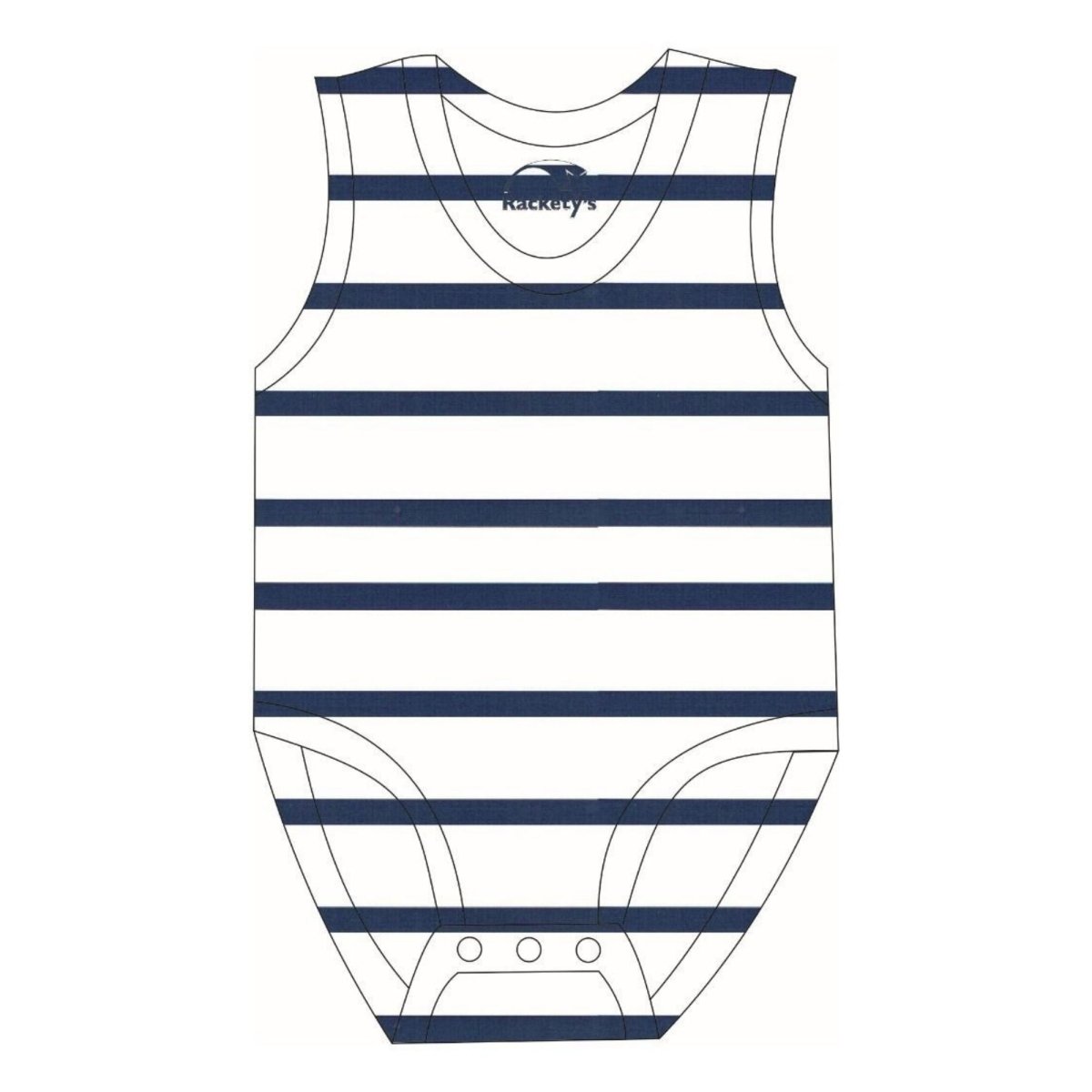 R43 Adults Snappety Body Vest - Bodyvests and Sleepwear