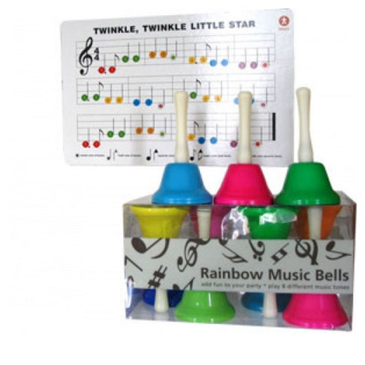 Rainbow Musical Hand Bells - Learning Resource