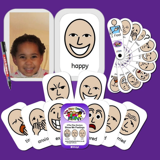 Reflect and Draw Expressions and Emotions Kit in a Tin - Learning Resource