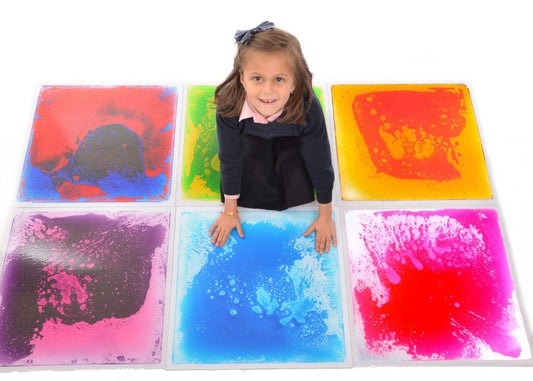 Sensory Gel Liquid Floor Tiles - Sensory Toys