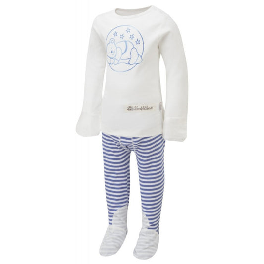 Sleepy Bear Pyjamas with Popper Neckline - Babies & Children - Bodyvests and Sleepwear