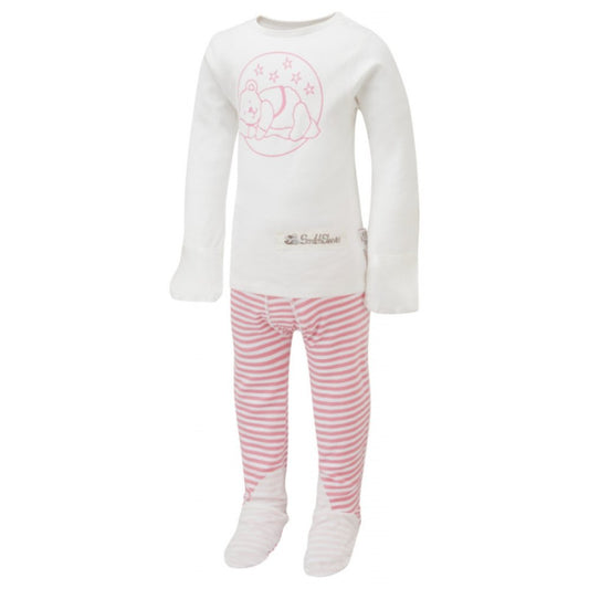 Sleepy Bear Pyjamas with Popper Neckline - Babies & Children - Bodyvests and Sleepwear