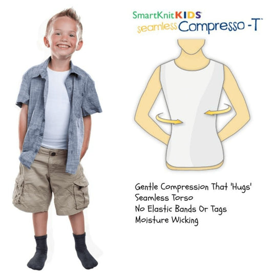 SmartKnit Kids Seamless Compresso-T - Clothing