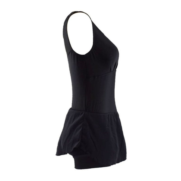 Incontinence Swimming Costume With Skirt Black | Fledglings