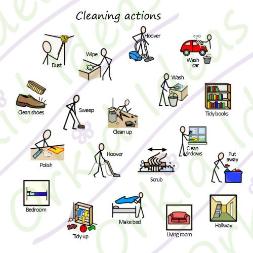 TomTag - Clean & Tidy Sticker Pack - Learning Resource