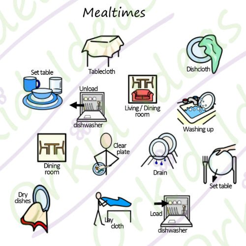 TomTag - Clean & Tidy Sticker Pack - Learning Resource