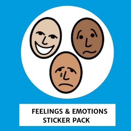 TomTag Sticker Pack - Feelings & Emotions - Learning Resource