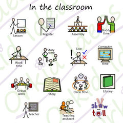 TomTag Sticker Pack - School Timetable - Learning Resource