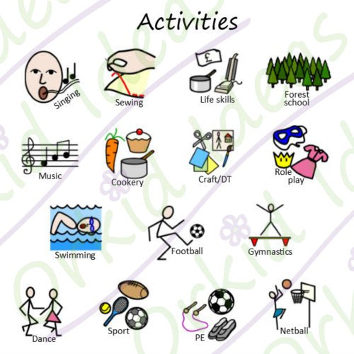 TomTag Sticker Pack - School Timetable - Learning Resource