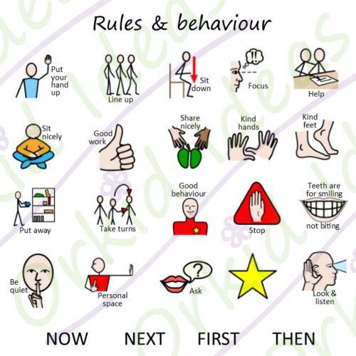 TomTag Sticker Pack - School Timetable - Learning Resource