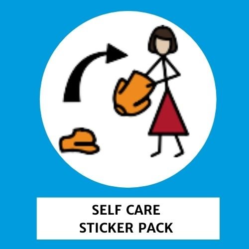 TomTag Sticker Pack - Self Care - Learning Resource