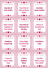 Valentines Day Love Coupons - Downloads